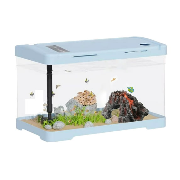 CSCHome Turtle Tank Decor Beautiful Aquarium Decoration Resin Simulation Volcano, Funny Design,Realistic Colors Fish Tank Decorations for Home Office