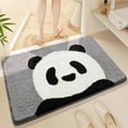 thumbnail image 1 of CSCHome Washable Bathroom Rug Cute Panda Bath Rugs Thick Plush Quick-Drying Floor Mats for Home Tub, 1 of 6