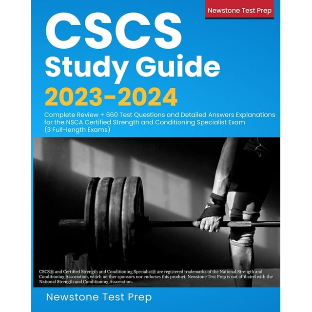 CSCS Study Guide 20232024 Complete Review + 660 Test Questions and