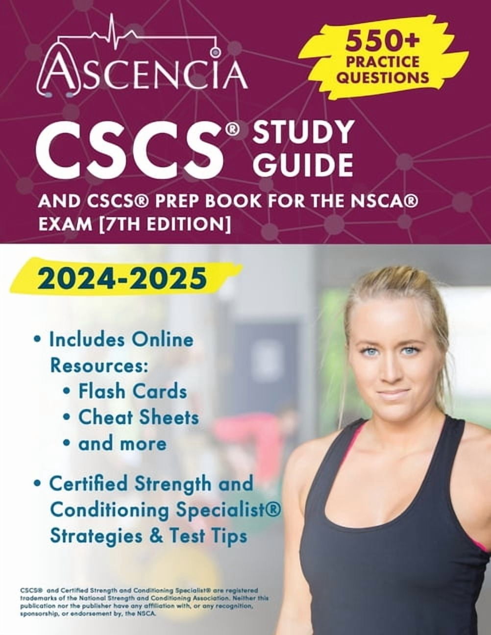 CSCS Study Guide 2024-2025: 550+ Practice Questions and CSCS Prep Book ...