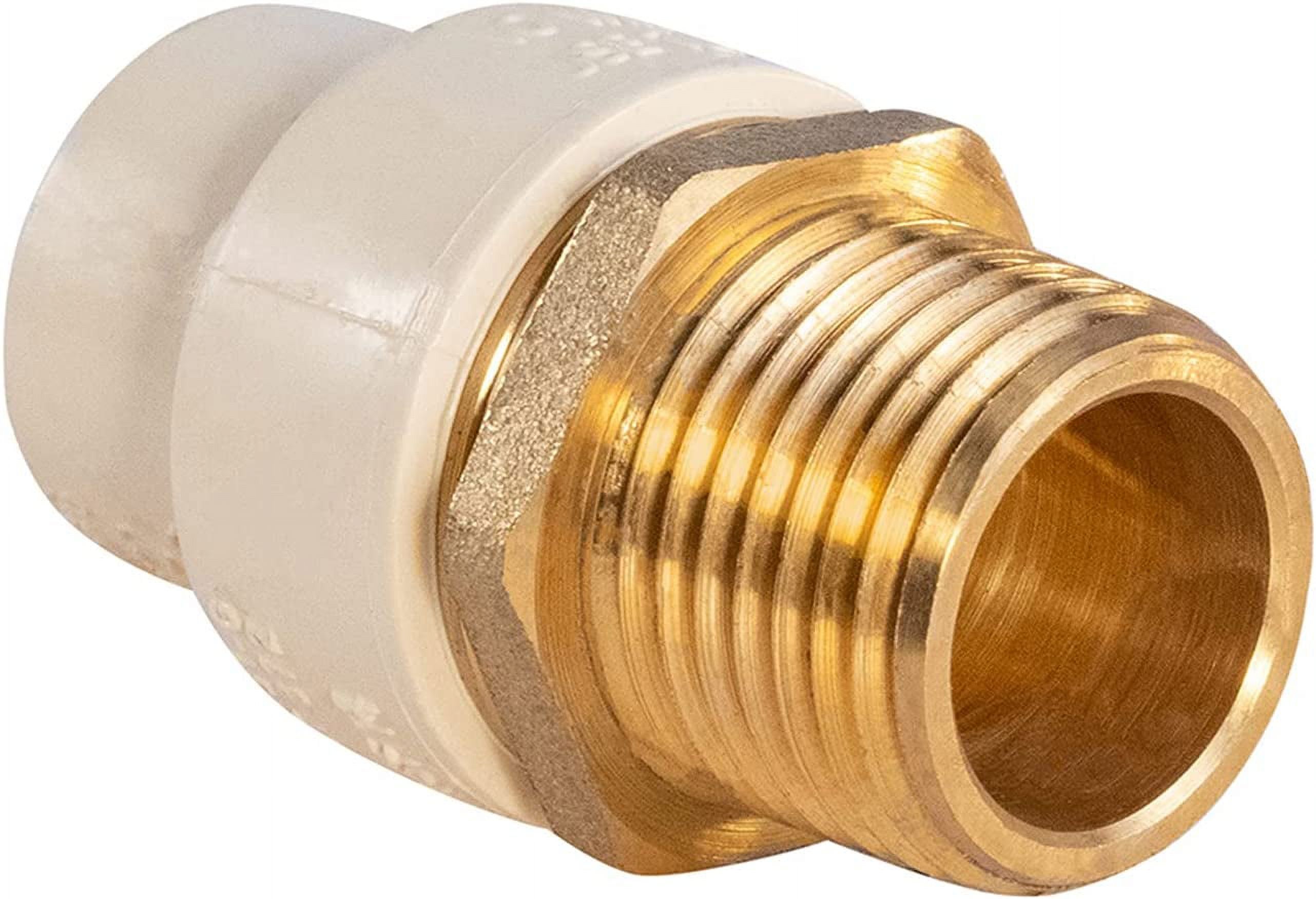 CSDQN034 Male x PVC Adapter Transition Pipe Fitting Durable Over Molded