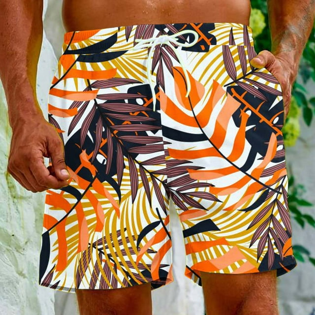 CSEONE Mens Shorts,Men's Special Print Beach Casual Trouser Shorts ...