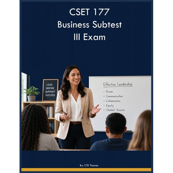 CSET 177 Business Subtest III Exam, (Paperback)