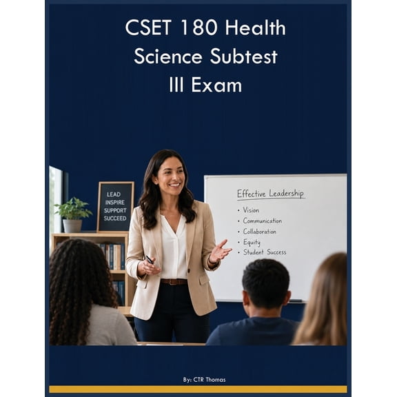CSET 180 Health Science Subtest III Exam, (Paperback)