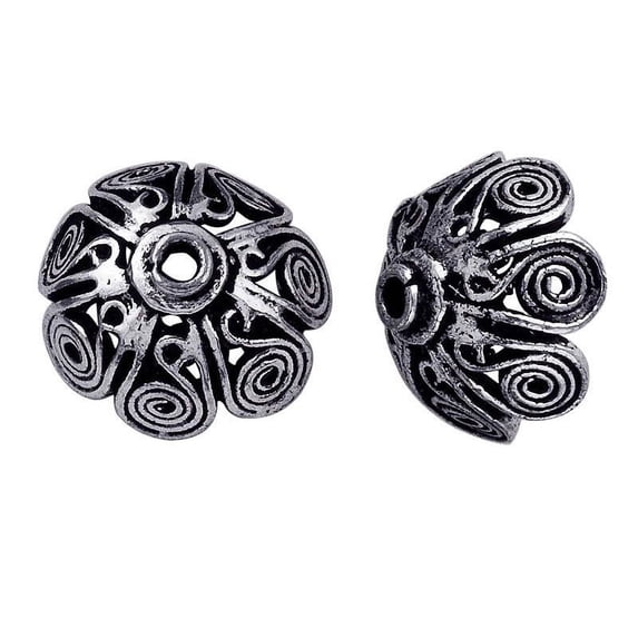 CSF-150 Silver Overlay Bead Cap