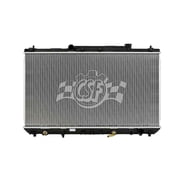 CSF Aluminum Core Radiator, 2 Row Plastic Tank