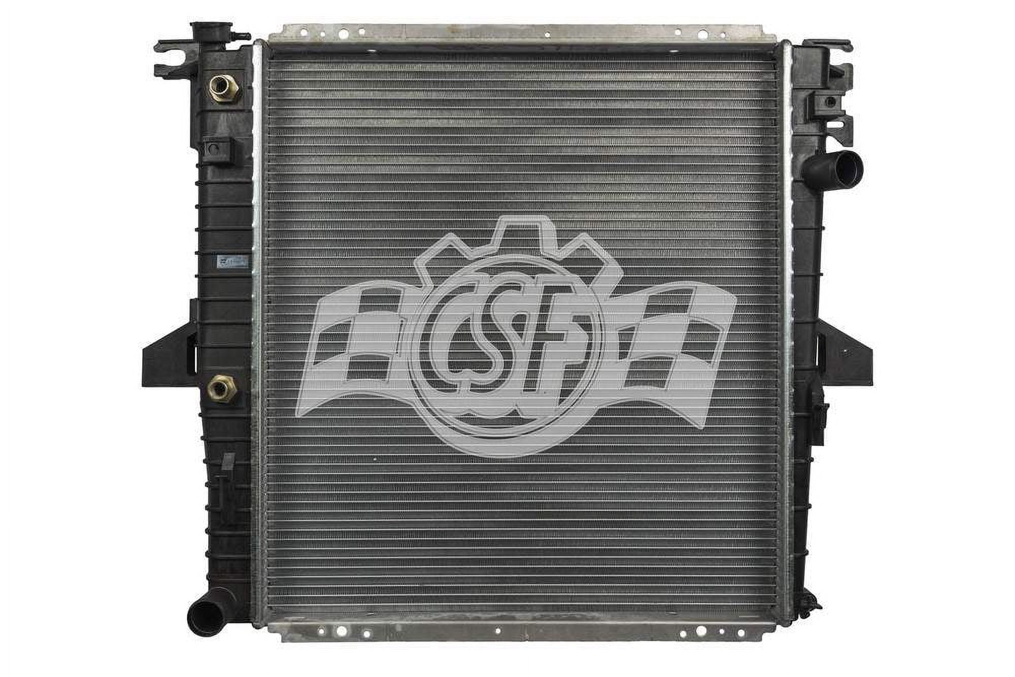 Tank Look Radiator CSF 3279 1 Row Plastic Tank Aluminum Core Radiator - Walmart.com