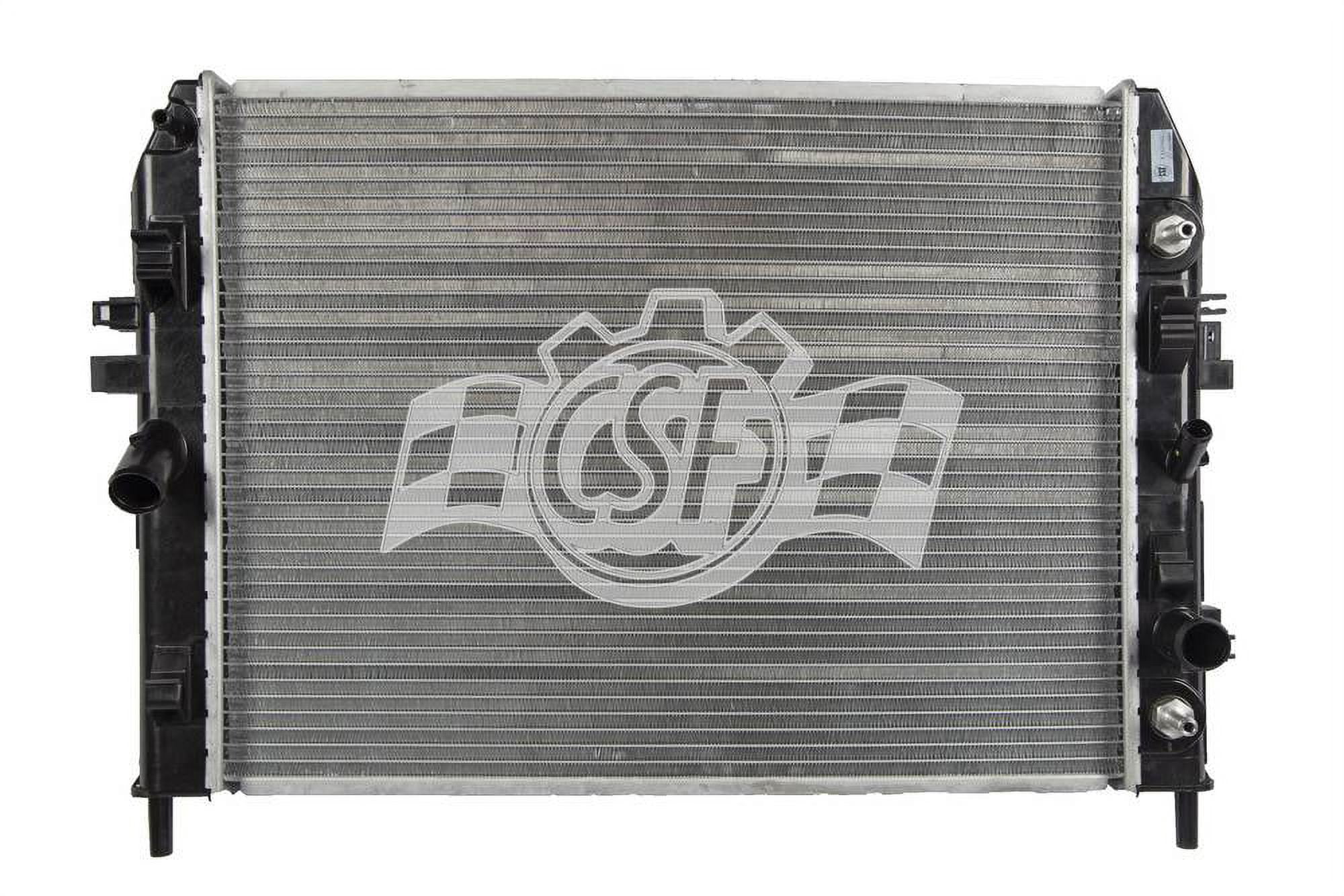 Tank Look Radiator CSF 3302 1 Row Plastic Tank Aluminum Core Radiator - Walmart.com