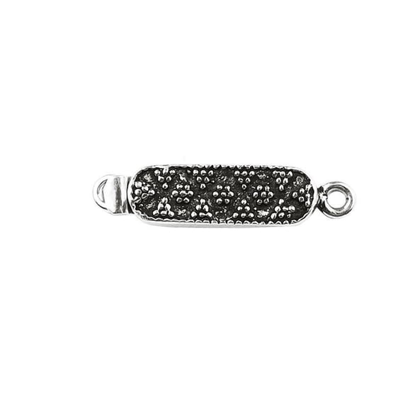 CSF-420 Silver Overlay Single Hole Multi Strand Clasp