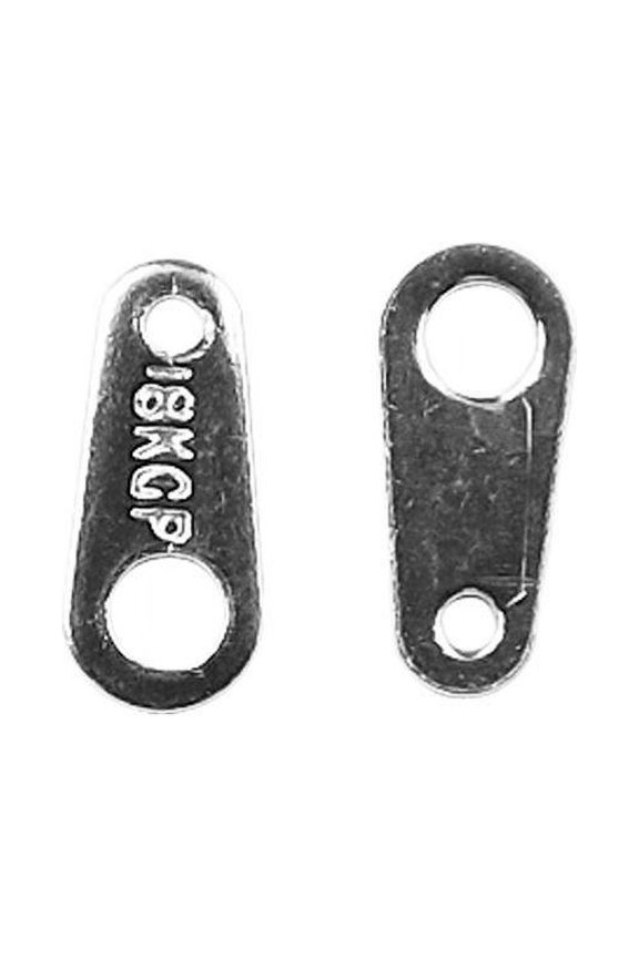 CSF-443 Silver Overlay Chain Tab