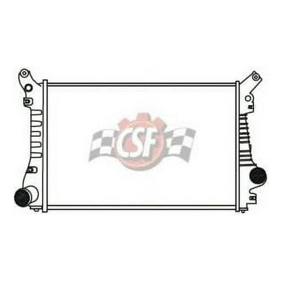 CSF 6022 Intercooler, Natural Aluminum Fits select: 2011-2012 CHEVROLET SILVERADO, 2011-2012 GMC SIERRA