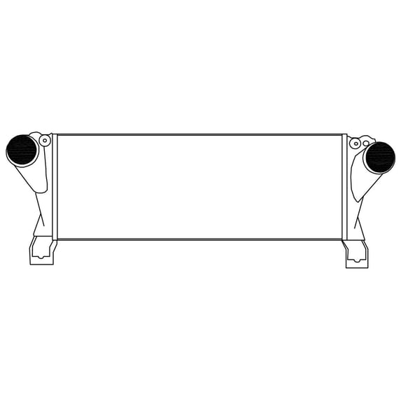 CSF 6098 Intercooler RADIATOR