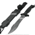 thumbnail image 1 of CSGO 12" Tactical Hunting Knife Bowie Damascus Look Steel 3D Pattern Fixed Blade, 1 of 6