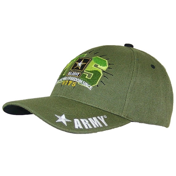 CSI Embroidered U.S. Army W/"DEFENDING FREEDOM SINCE 1775" (One Size) - Olive