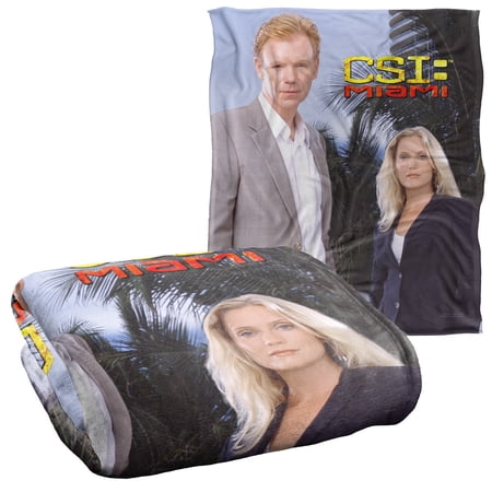 CSI Miami Blue Sky Officially Licensed Silky Touch Super Soft Throw Blanket 50' x 60'