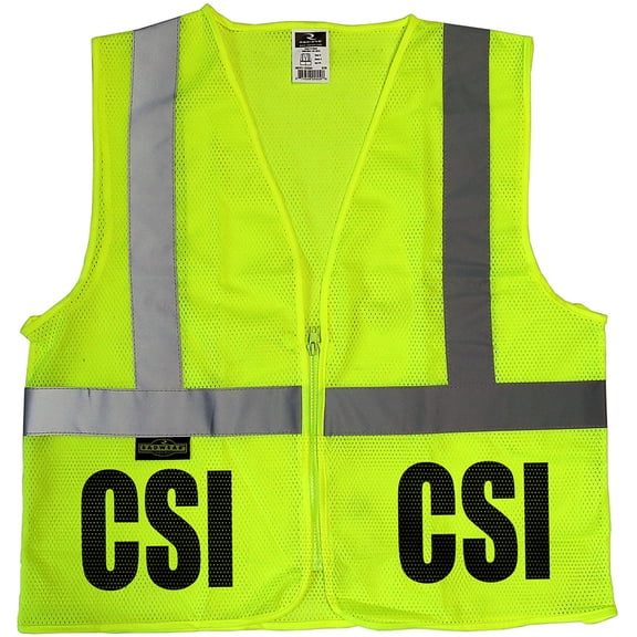 CSI safety vest, Crime Scene Investigation vest, High Visibility vest