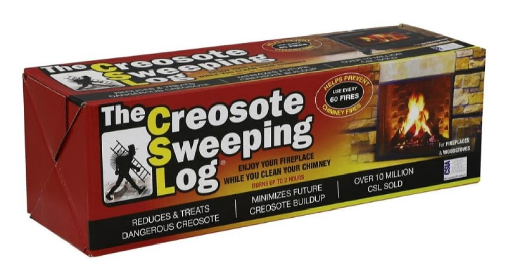 CSL BR0399 Creosote Sweeping Log for Cleaning Chimney Fireplace & Woodstove