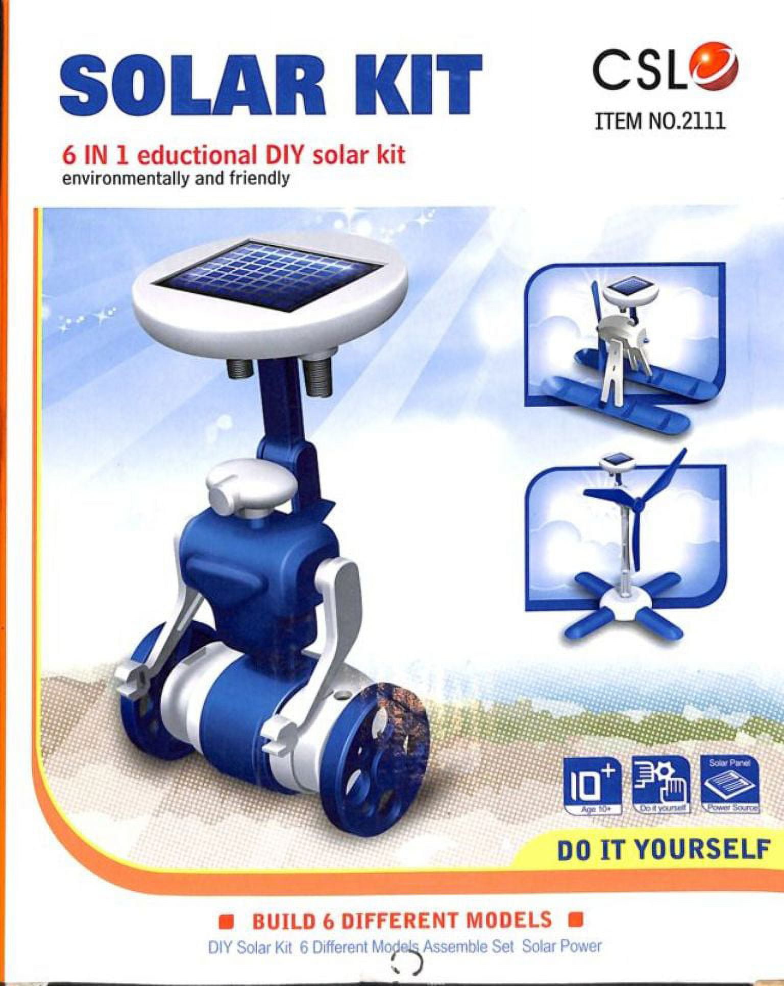 CSL Solar Kit 6 in 1 Eductional DIY Plastic Diorama 2111