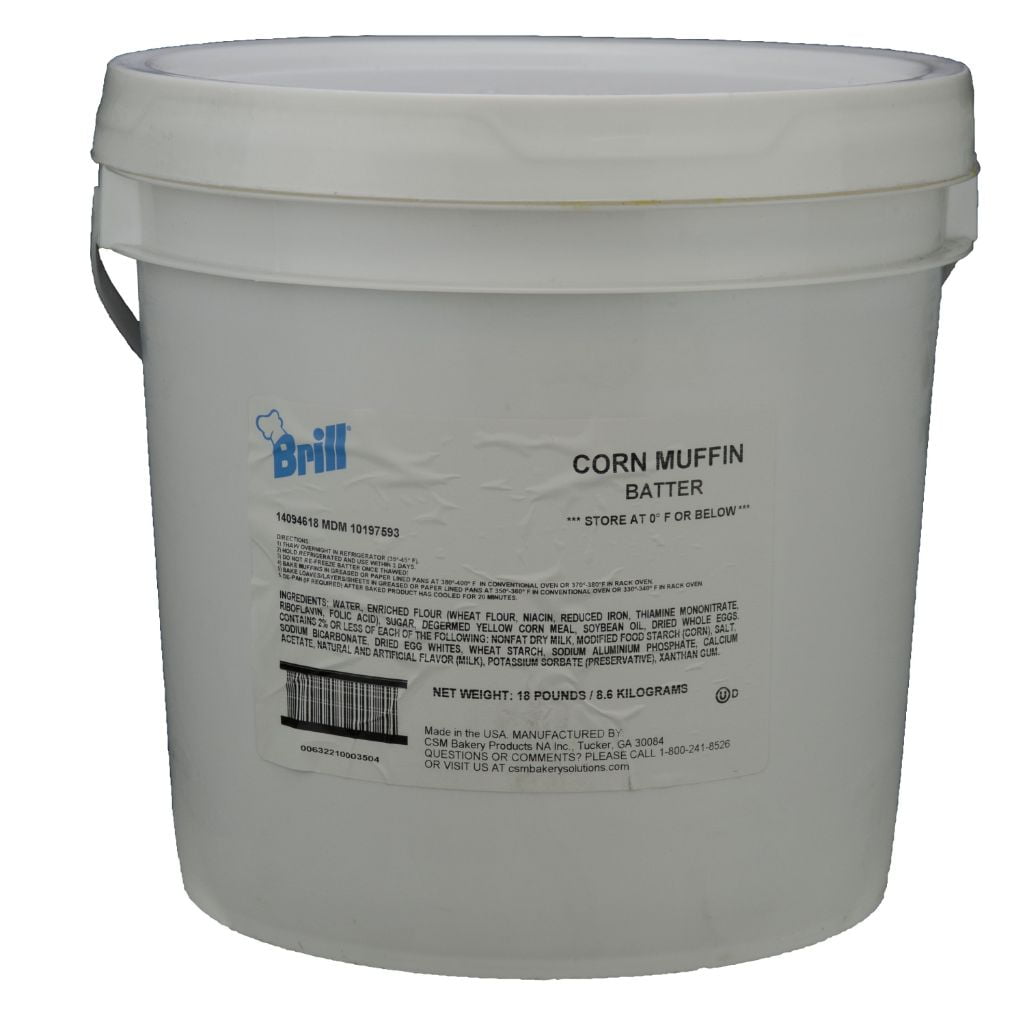 CSM Bakery Corn Muffin Batter, 18 Pound - 1 each.