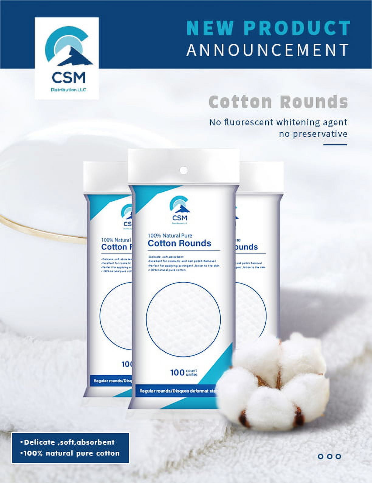 CSM Cotton Rounds