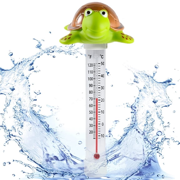 CSONGAZA Pool Thermometer Floating Easy Read,Pool Temperature Thermometer Floating, Large Screen Digital Wireless Pool Thermometer Waterproof