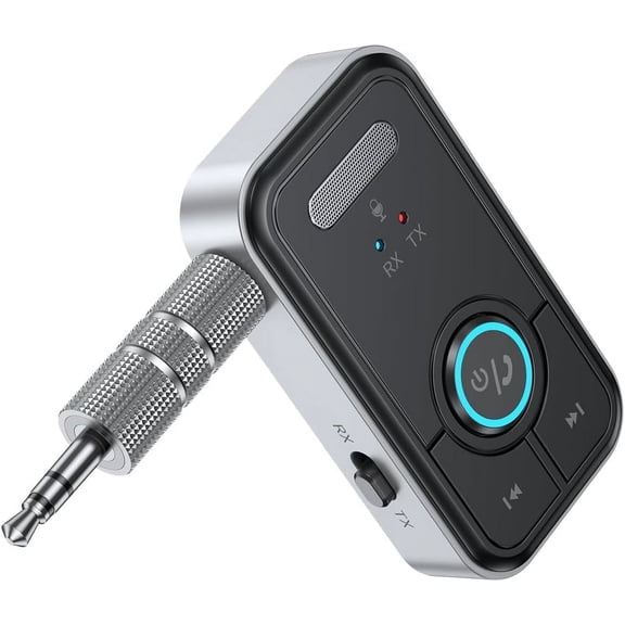 CSONGAZA Premium Pro Bluetooth 5.3 Transmitter Receiver,2-in-1 Wireless Transmitter for TV/Headphones,Gym,Bluetooth Receiver for Car/Home Stereo