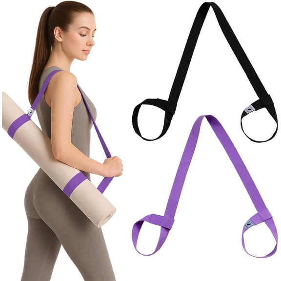 CSONGAZA Yoga Mat Straps for Carrying, Adjustable Yoga Mat Carrier Sling Fits All Mats(Mat Not Included)
