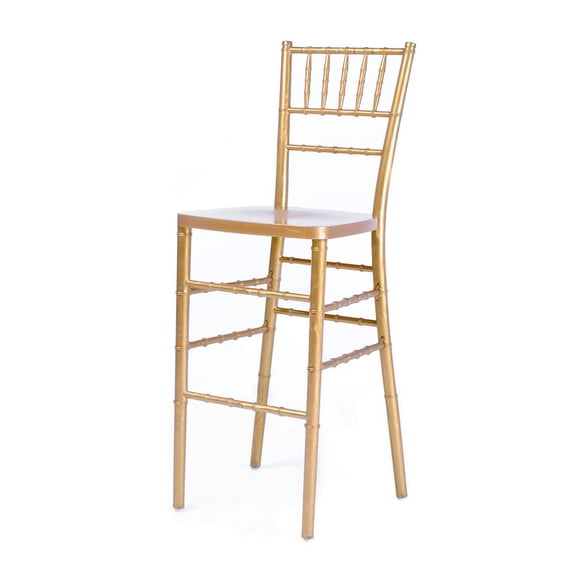 CSP Commercual Seating Products Chiavari Barstool In Gold