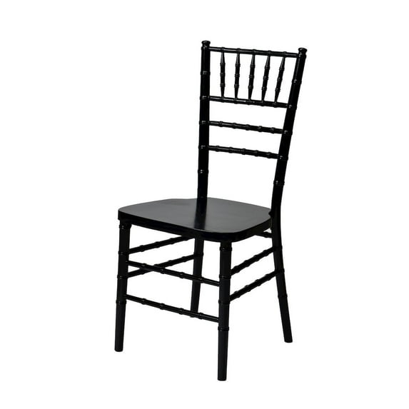 CSP Commerical Seating Products European Black Wood Dining Chairs