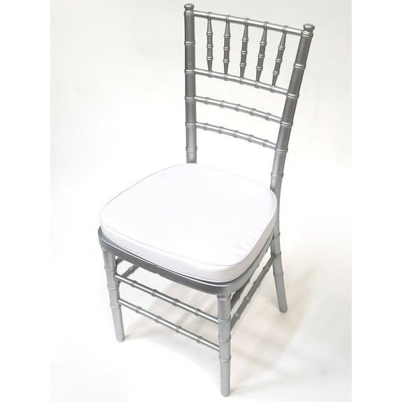 CSP Commerical Seating Products Hoop and Loop White Cushions Chairs