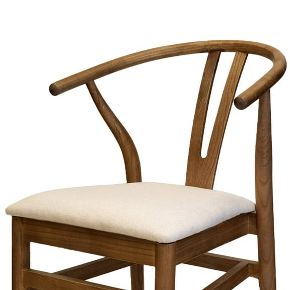 CSP Commerical Seating Products Mid Century Caf Dark Walnut Dining Chairs