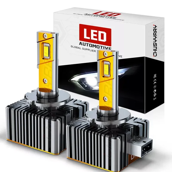 CSP LED Headlight Bulbs Replace D3S D3R HID Xenon Super White Conversion Kit