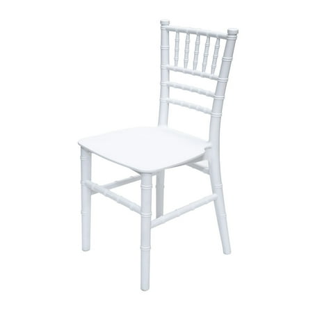 CSP Stackable Kids White Chiavari Stackable Chair