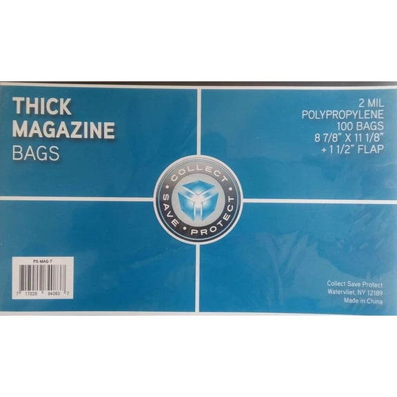 CSP Thick Magazine Bags [100 Count]