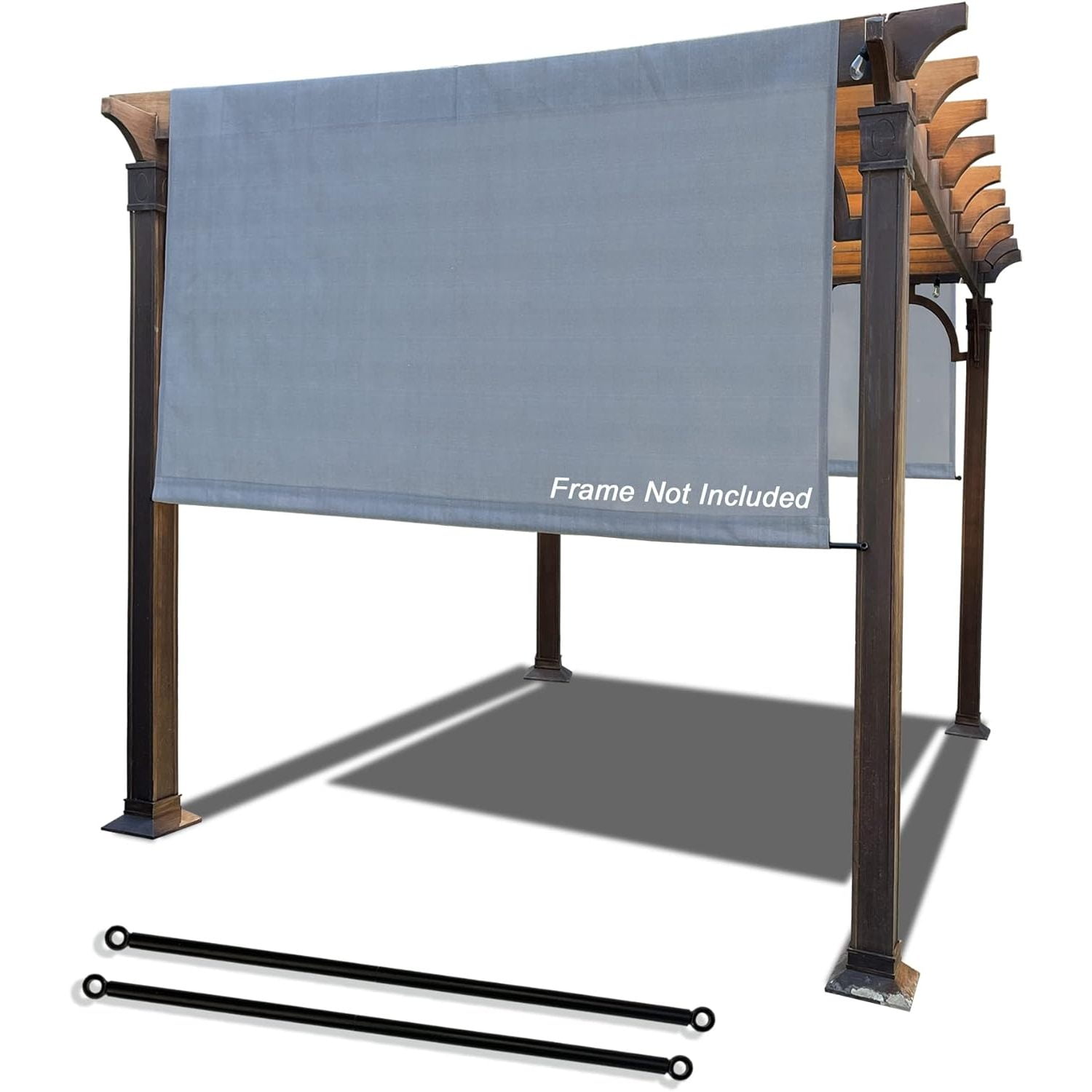 CSPP Universal Breathable Pergola Shade Cover – Pergola Replacement Canopy – Outdoor Adjustable ...