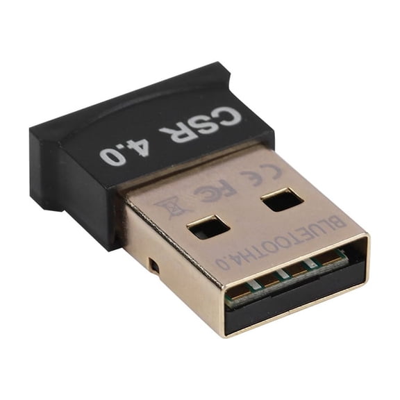 CSR4.0 Universal Mini USB Wireless Bluetooth 4.0 Adapter EDR Dongle Audio Receiver for Windows 7/8/10 Laptop Desktop PC Support Mouse Keyboard Headset 0.9 x 0.6 inches / 2.2 x 1.5 cm