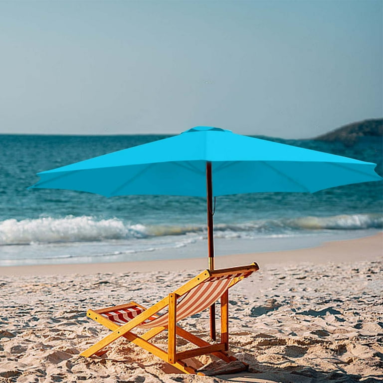 8foot oblong patio umbrella Treasure Garden 8x10 ft Outdoor (Rectangular, High-Perf Tilt Umbrella delivers more shade than ever before 8ft Patio Umbrellas | 8
