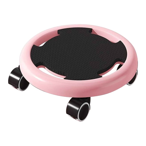 CSSAD Ab Roller Wheel, Multifunctional Abdominal Wheel Board, 360° Silent Abdominal Wheel Board for Full Body Fat Burning, Abdominal Core Strength Training for Gym Home Workout, Pink