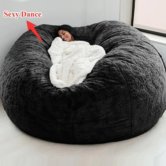 HOMBOTI Oversized Bean Bag Chair Clearance Memory Foam BeanBag Chairs for Adults Washable Comfy Velvet Suede Ideal for Dorm Bedroom Living Room