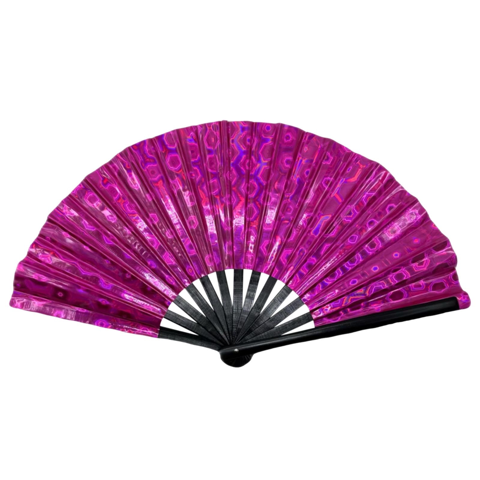 CSSAD Boots on the Ground Fan, Large Holographic Folding Handheld Fans ...