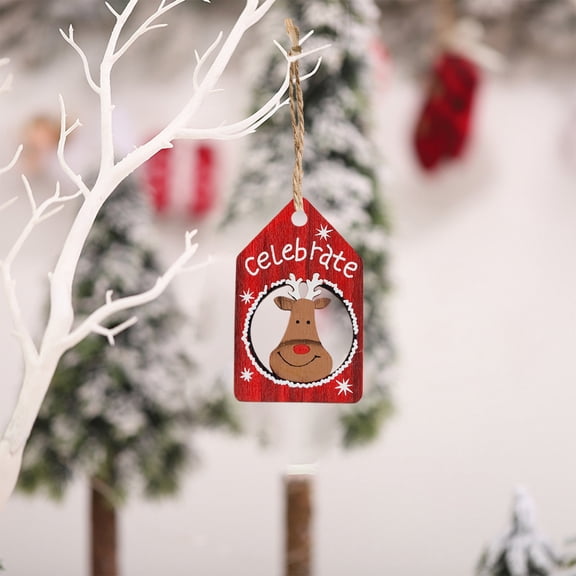 CSSAD Christmas Decorations Red Fruit Christmas Tree Hanging Decorations New Hanging Bows