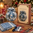 thumbnail image 1 of CSSAD Christmas Ornament - 3D Fabric Poke Christmas Ball DIY Kit, Christmas Balls Craft Kit for Adults, Poke Art for Adults, Beginner-Friendly No-Sew Craft, 3D Texture, 4", 1 of 6