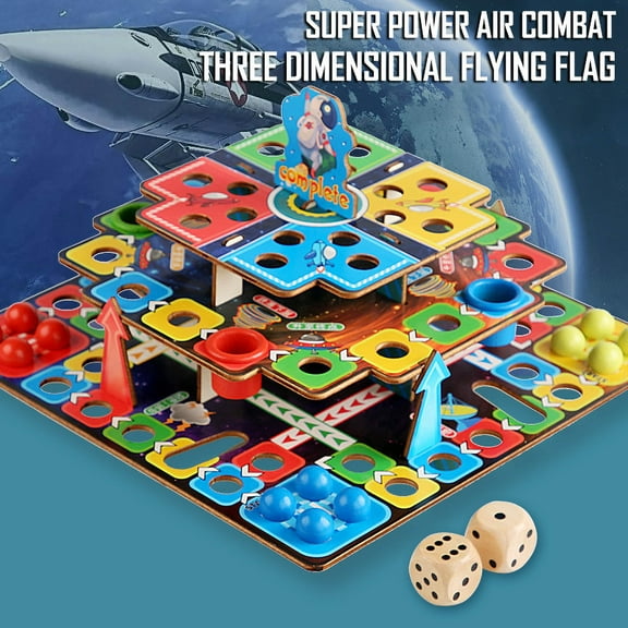 CSSAD Educational Toys DIY Assembled Game Three-Dimensional Flying