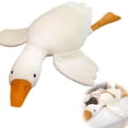 thumbnail image 1 of CSSAD Goose Stuffy Toy, 51 Inch Extra-Large White Plush Goose Toys, White Soft Hugging Sleep Toy, Cozy Goose Stuffed Animal Toys, Hug Sleep, Gifts, 1 of 6