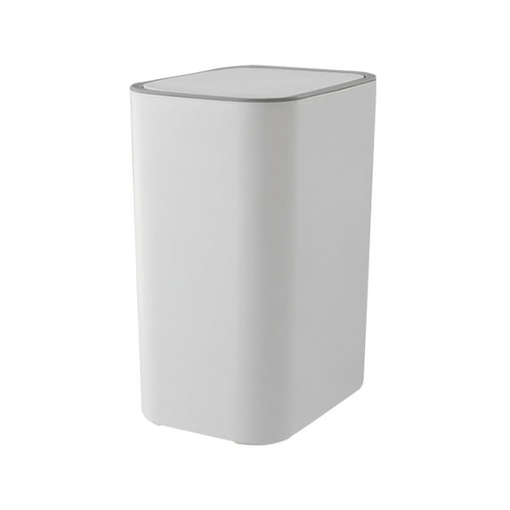 CSSAD Household Push Type Trash Can For Living Room Kitchen And Bathroom With Lid And Deodorant Trash Can