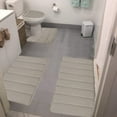 thumbnail image 1 of CSSAD Memory Foam Bath Mat,Extra Soft Absorbent Bathroom Rugs Non Slip Bath Rug Runner for Shower Bathroom Floors, 1 of 8