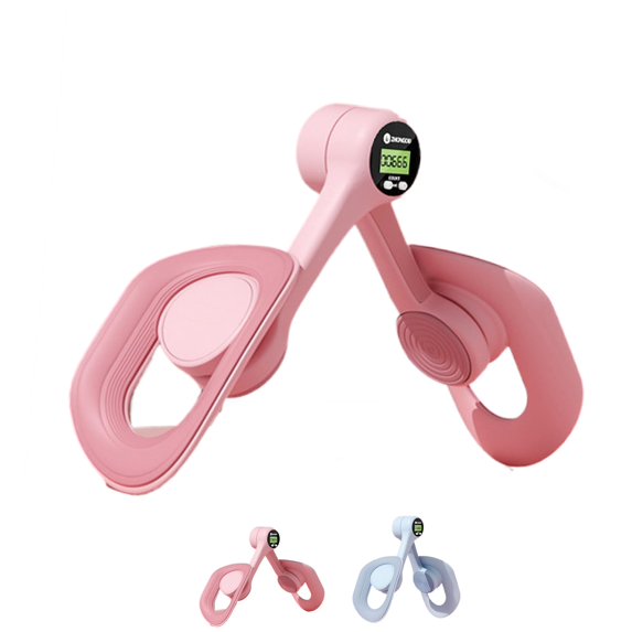 CSSAD Pelvic Floor Trainer for Women Men, Aurora Pelvic Floor Exerciser, Hip & Inner Thigh Exerciser Equipment, 360° Rotating Thigh Exerciser, Anti-Slip Design for Toner Workout and Pilates, Pink