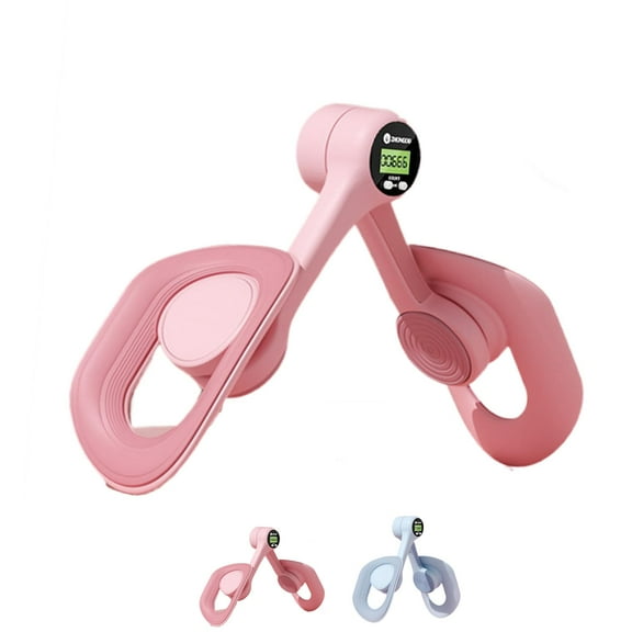 CSSAD Pelvic Floor Trainer for Women Men, Aurora Pelvic Floor Exerciser, Hip & Inner Thigh Exerciser Equipment, 360° Rotating Thigh Exerciser, Anti-Slip Design for Toner Workout and Pilates, Pink