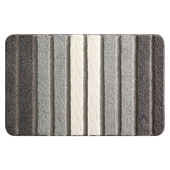 CSSAD Soft 1-Piece Bathroom Rugs,Microfiber Bath Rugs,16"x24" Non-Slip Bathroom Rugs,Extra Thick Bath Rugs,Water Absorbent for Bathroom,Easier to Dry