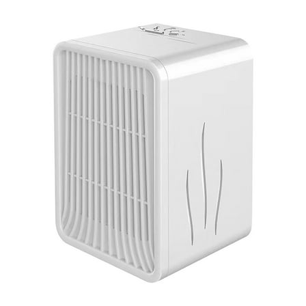 CSSAD Space Heaters for Home,2-in-1 Desktop Mini Warm Heater Office Heater and Silent Heating Dormitory,White